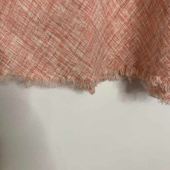 Cloth & Stone pink frayed halter tank top - Picture 3 of 8